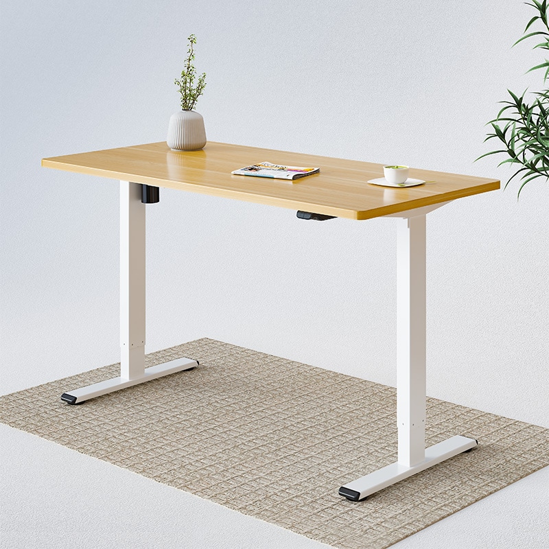 Flexispot EG1 Elektrisch Hoehenverstellbares Schreibtisch-Gestell, weiss,nur Tischgestell;