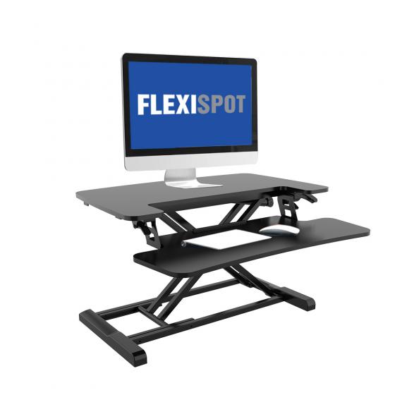 Flexispot M17 Sitz-Steh-Schreibtisch Stehpult in Schwarz, Größe 72*41.5cm