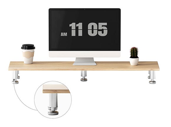 Bambus Monitorstnder, Laptopstnder MS01/MS02 | FlexiSpot